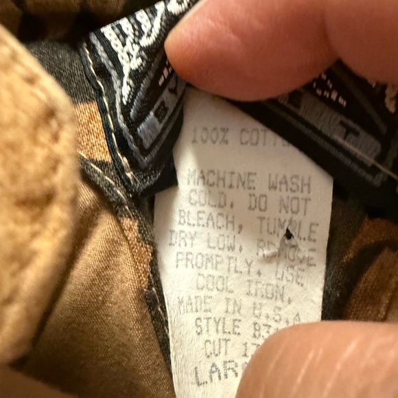 Vintage Roughrider By circle t Western Button Up Shirt Large - Picture 6 of 7